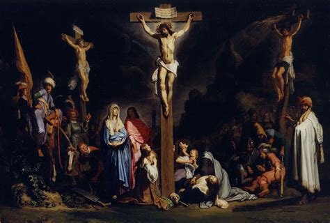 jesus foi crucificado no meio de dois